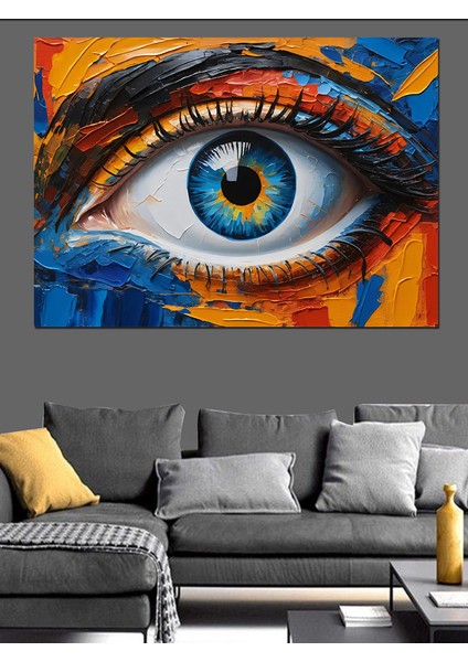 Sanatsal Göz Derinliği Dekoratif Kanvas - Mdf Ahşap Tablo fiyatları