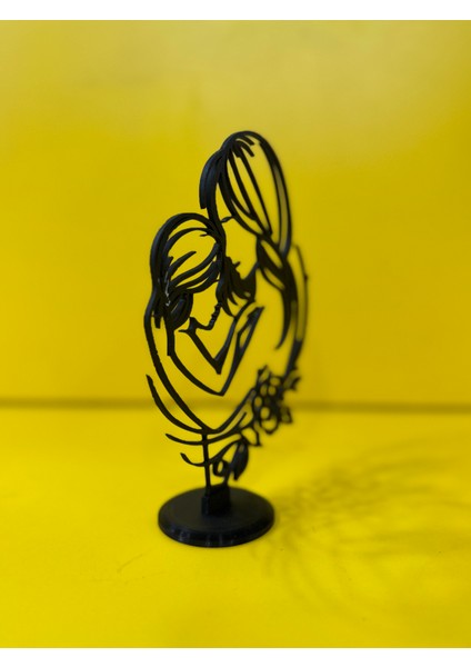 Anneler Günü Özel Anne Çocuk Temalı Biblo 18 cm Plastik fırsatları