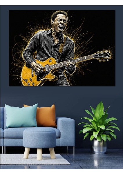 Caz ve Ruh Dekoratif Kanvas - Mdf Ahşap Tablo fiyatları