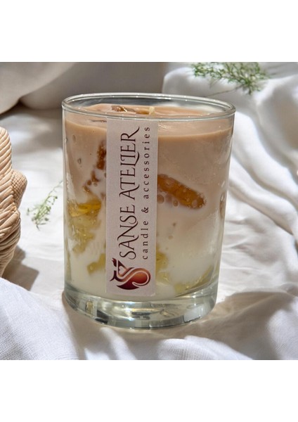 Ice Latte Candle,candle,mum,kahve Kokulu Mum