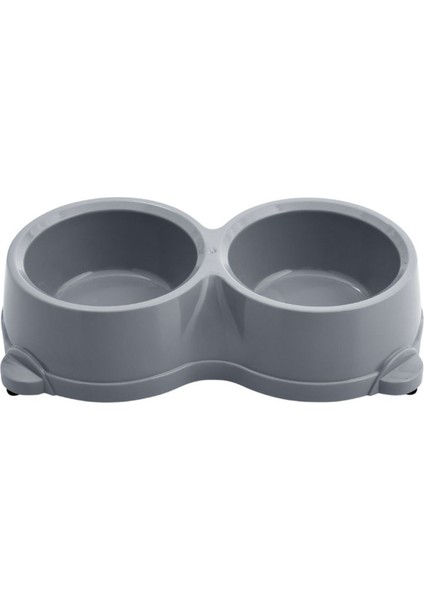 Gemon Duo Mama ve Su Kabı Gri 0,60 Lt 27X14.5X6 cm