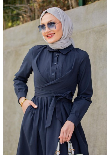 Qua Pamuk Cotton Bağlamalı Elbise-Laci fiyatları