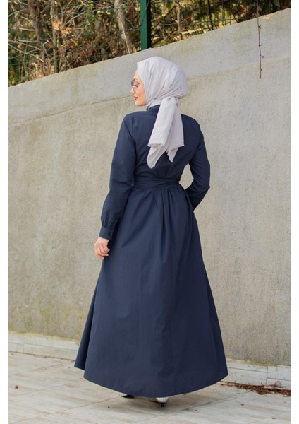 Qua Pamuk Cotton Bağlamalı Elbise-Laci fırsatları