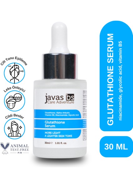 Glutatyon, Niacinamide, ve Alpha-Arbutin İçeren Aydınlatıcı Serum
