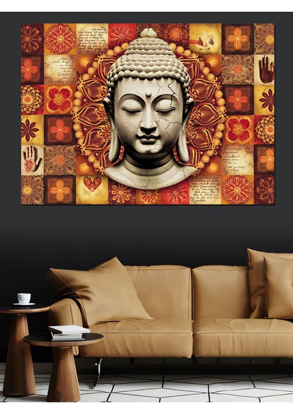 Buda’nın Bilgelik Sesi Dekoratif Kanvas - Mdf Ahşap Tablo fırsatları