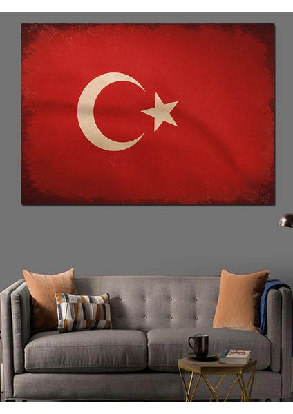 Türk Bayrağı Dekoratif Kanvas - Mdf Ahşap Tablo fiyatları