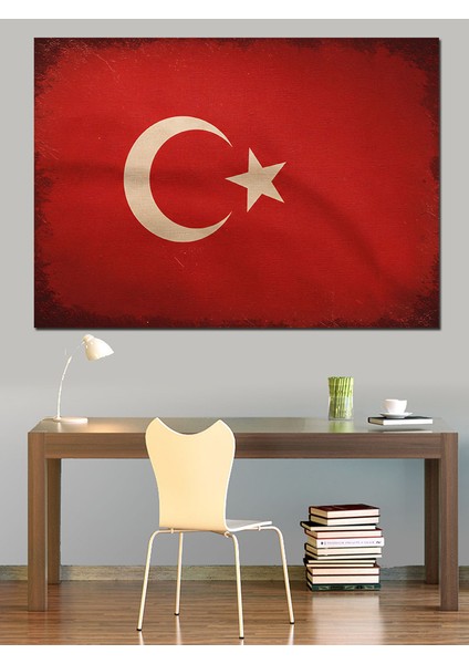 Türk Bayrağı Dekoratif Kanvas - Mdf Ahşap Tablo modelleri