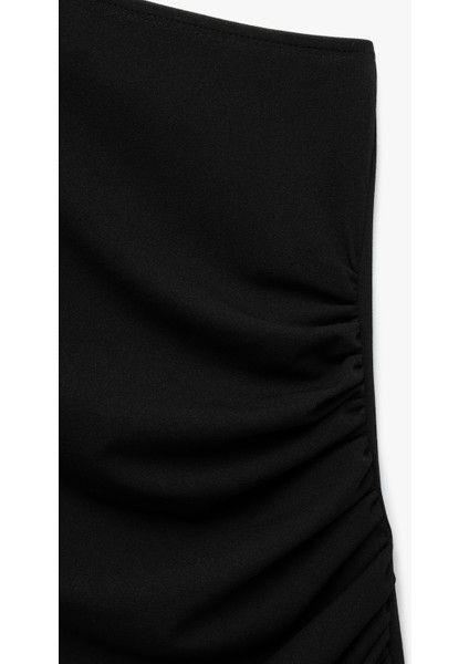 Uzun Kollu Tek Omuz Mini Elbise fırsatları