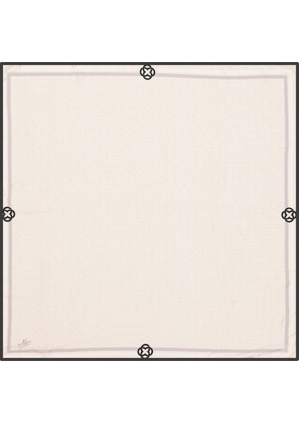 90X90 Aker Polyester Tivil Eşarp