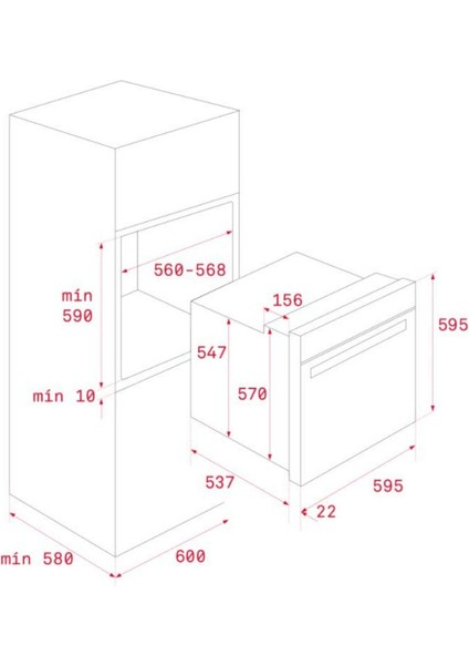 Country Antrasit Ankastre Set (Hak 627 R At-Dos 60.2 At-Gsc 64320 Rbc At)