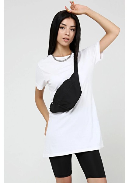 Su Geçirmez Siyah Askılı Çapraz Unisex Bel ve Omuz Çantası, 2 Bölmeli, Rahat ve Şık modelleri