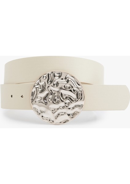 Kemer Suni Deri Metal Tokalı