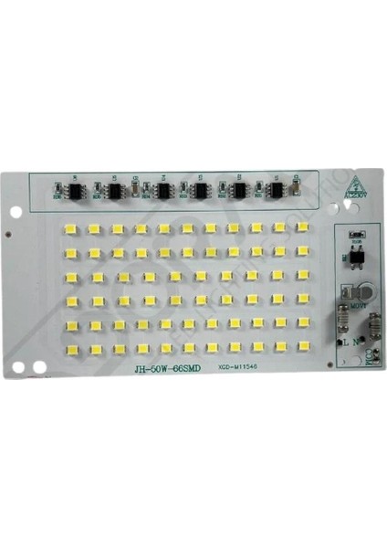 220V 50W 2835 Smd Ledli Günışığı Hazır Projektör Ledi 220 Volt 50 Watt Pcb