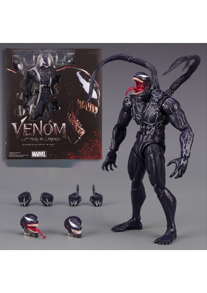 Marvel Serisi Venom Hareketli Aksiyon Figürü Model Oyuncak (Yurt Dışından)