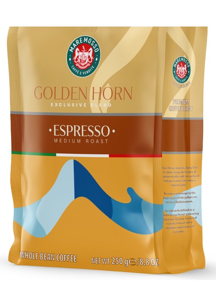 Espresso Golden Horn Blend 250 gr (Çekirdek Veya Öğütülmüş) Kahve fiyatları