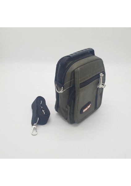 Mini Erkek El Çantası, Şık ve Pratik Gri Renkli, Günlük Kullanım İçin Uygun fırsatları