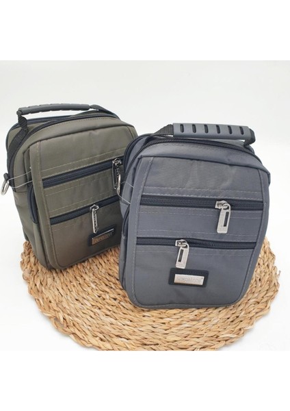 Yatay Fermuar Model Küçük Boy Erkek El Çantası