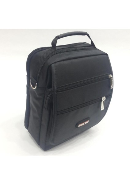 Siyah Kumaş 6 Bölmeli Erkek Omuz Askılı El Çanta fiyatları