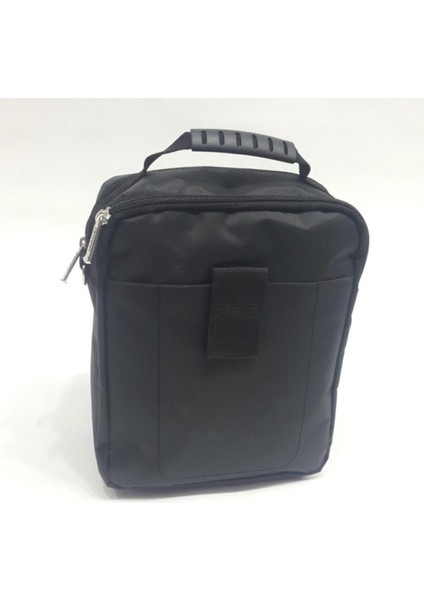 Siyah Kumaş 6 Bölmeli Erkek Omuz Askılı El Çanta modelleri