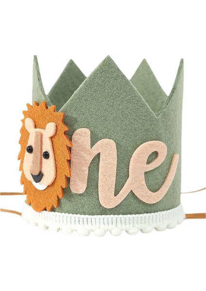 Wilds 1 Rown Kids Prom Giyim Meapwear Için 1. Doğum Günü Şapkası (Yurt Dışından) modelleri