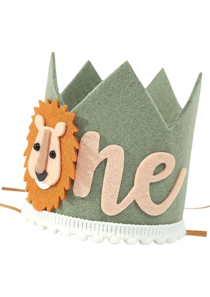 Wilds 1 Rown Kids Prom Giyim Meapwear Için 1. Doğum Günü Şapkası (Yurt Dışından) indirimleri