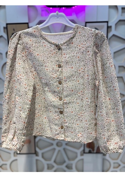 Kız Çocuk Desenli Keten Gömlek Mevsimlik Kot Salopet Jile Tulum 2'li Takım indirimleri