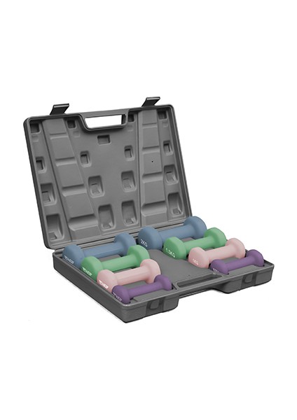 Çantalı Neopren Dambıl Seti 10 kg