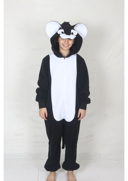 KADIKÖY KOSTÜM Çocuk Siyah Kedi Kostümü Kedi Kostümü