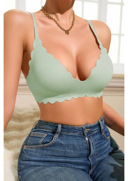 Dikişsiz Balensiz Çıkarılabilir Pedli Lazer Kesim Izbırakmaz Görünmez Sütyen