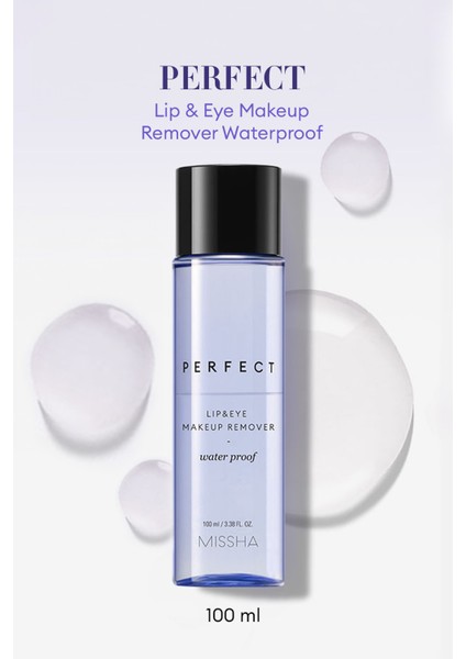 Göz & Dudak Makyajı İçin Çift Fazlı Makyaj Temizleyici Perfect Lip & Eye Make Up Remover Waterproof