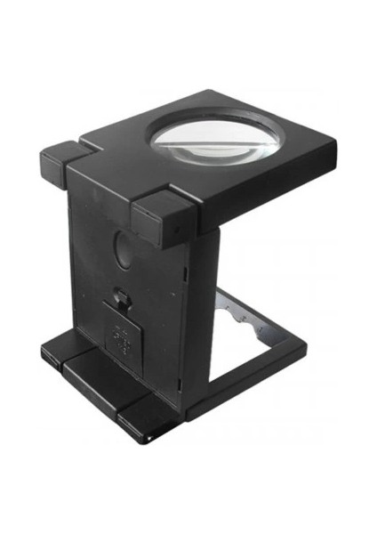 Katlanır Plastık,led Işıklı Test Cıhazı Büyüteç 2.5X90MM