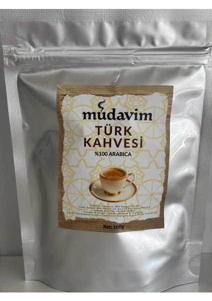 Müdavim Türk Kahvesi Orta Kavrulmuş 5X100 gr