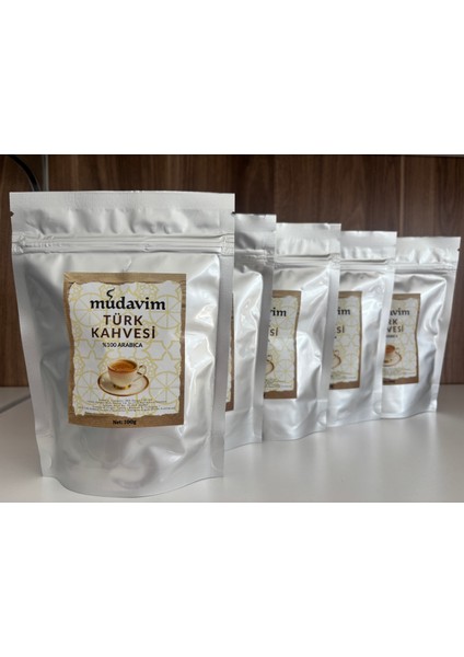 Müdavim Türk Kahvesi Orta Kavrulmuş 5X100 gr