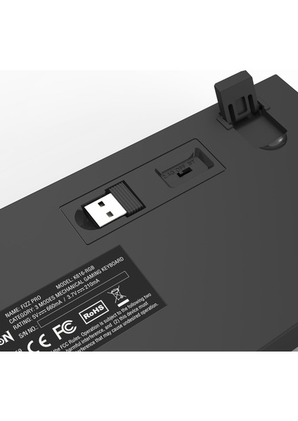 K616 Fizz Pro Rgb Red Switch 2.4ghz Kablosuz Türkçe Mekanik Oyuncu Klavyesi indirimleri