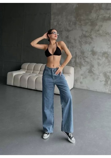 Palazzo Jeans Pantalon