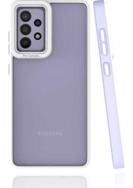 Galaxy A52 Kılıf Zore Mima Kapak-Lila