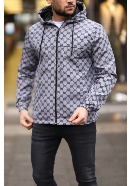 Unisex Kapüşonlu Içi Astarlı Yağmurluk