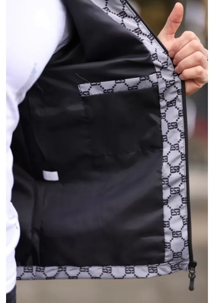 Unisex Kapüşonlu Içi Astarlı Yağmurluk