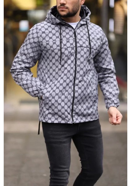 Unisex Kapüşonlu Içi Astarlı Yağmurluk