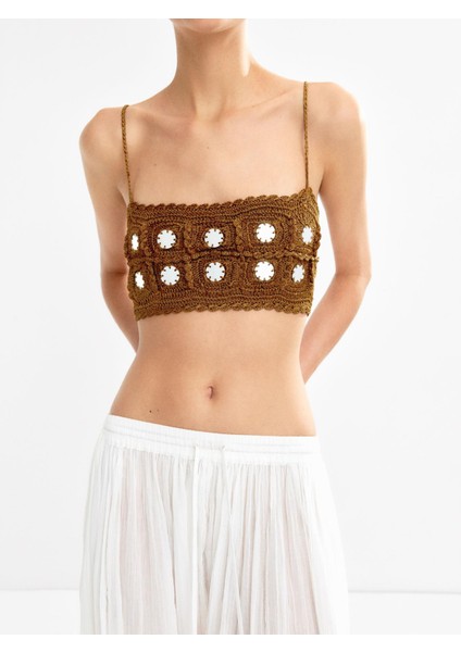 İnce Askılı Kroşe Crop