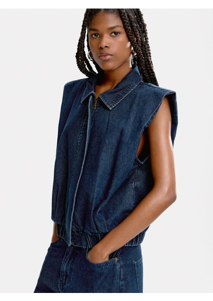 Denim Yelek