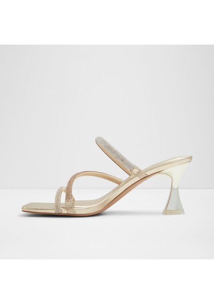 Sandalet Topuklu Terlik - Gold modelleri