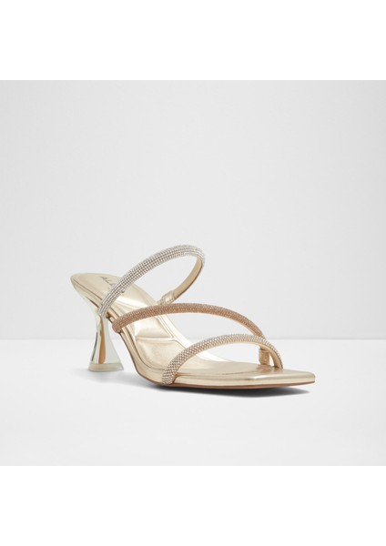 Sandalet Topuklu Terlik - Gold fırsatları