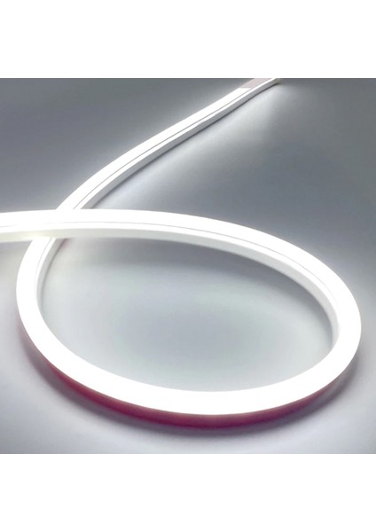 Kaput Ledi Animasyonlu Gündüz Ledi Kaput Arası Şerit LED Silikon 120 cm Beyaz Renk