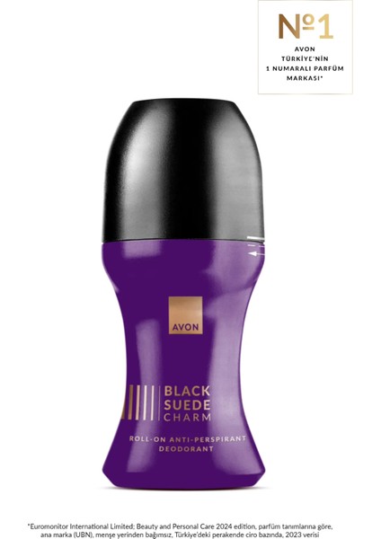 Black Suede Charm Erkek Roll-On Deodorant 50 ml