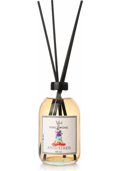 Anti-Stress Çubuklu Oda Kokusu Esansiyel Uçucu Yağ 100 ml