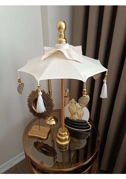 Dekoartif Bali Şemsiye 60 cm Krem modelleri