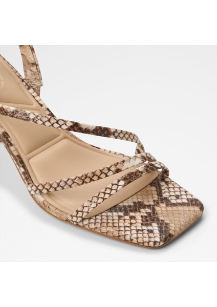 Atlantıcus Sandalet Yüksek Topuklu Sandalet - Kahve indirimleri