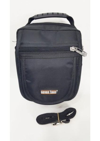 Şık Siyah Orta Boy El Çantası, Günlük ve Spor Kullanımına Uygun, Renk: Siyah