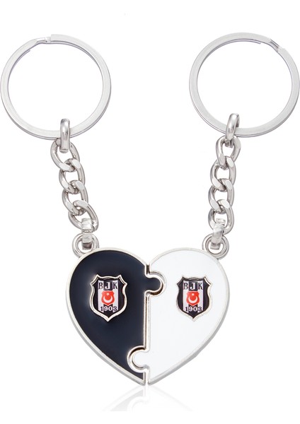 Puzzle 2'li Lisanslı Metal Anahtarlık